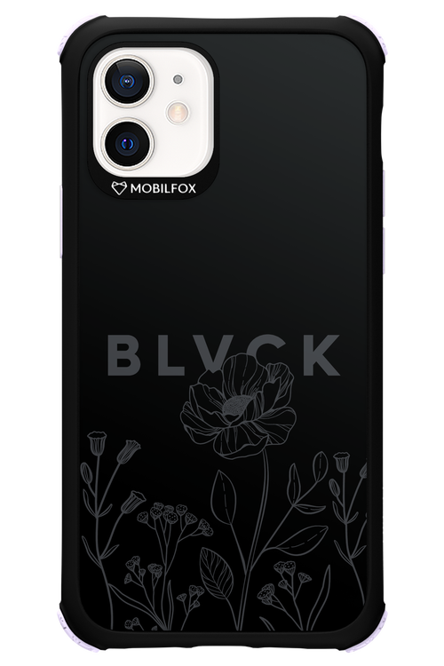 Black Flowers - Apple iPhone 12