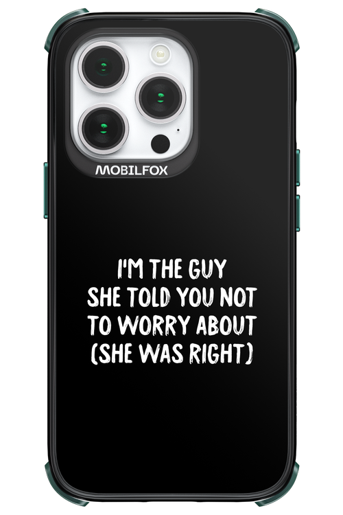 She was right 2.0 - Apple iPhone 14 Pro