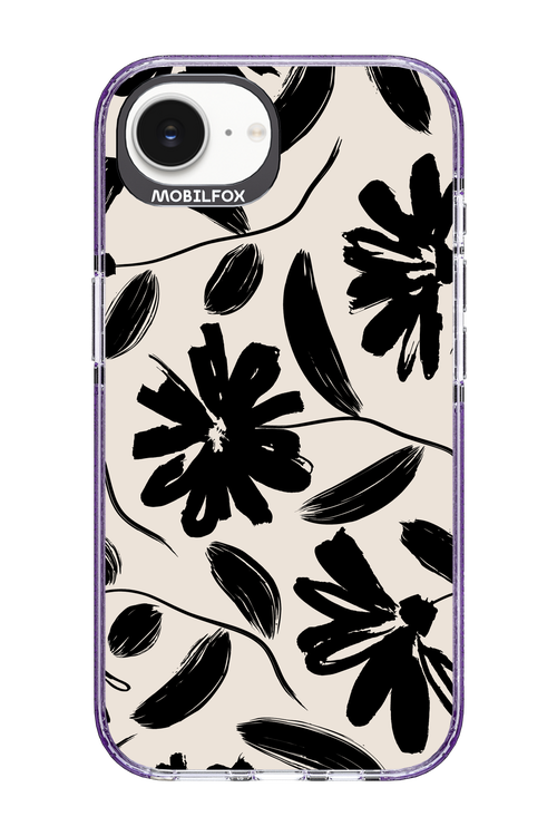 Monochrome Flowerss - Apple iPhone 16e