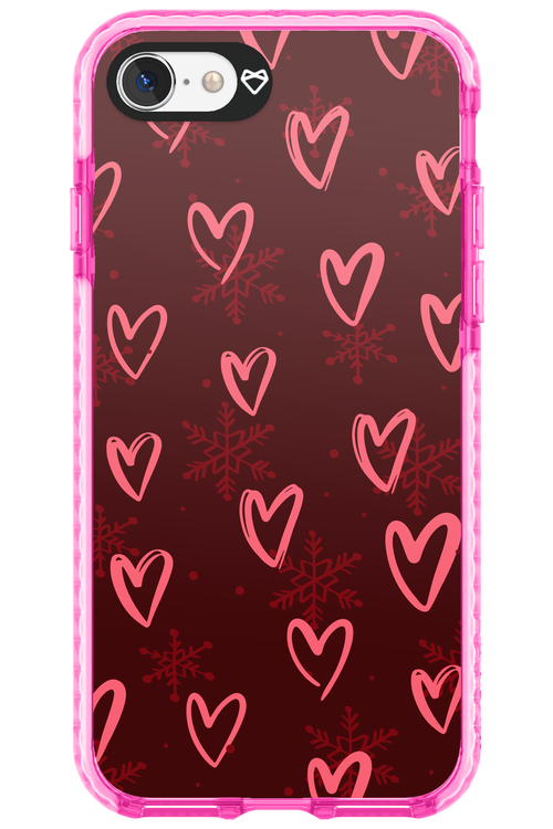 Christmas Hearts - Apple iPhone 7