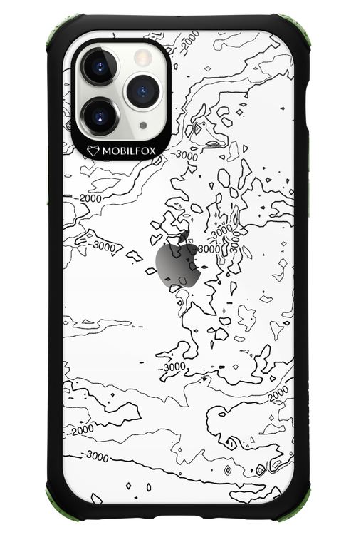 Contour Map - Apple iPhone 11 Pro
