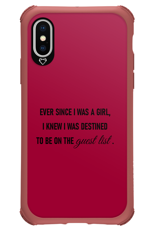 Guest List - Apple iPhone XS