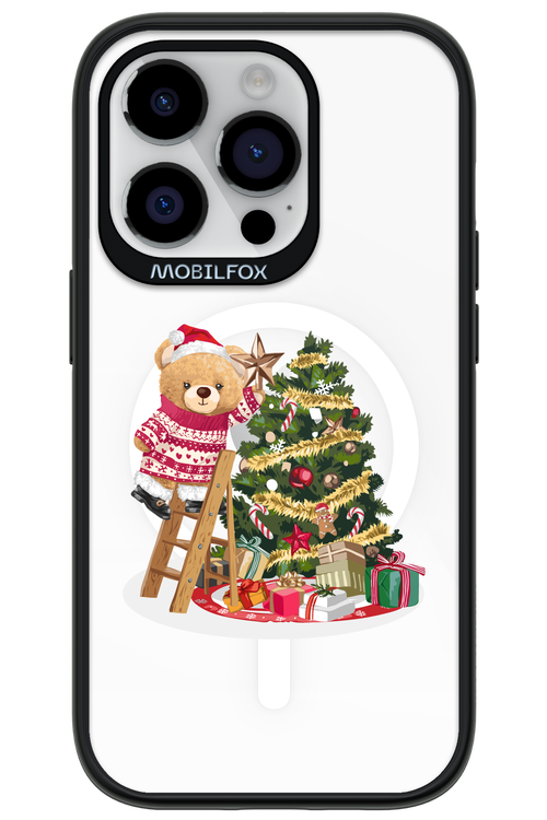 Christmas Bear (Transparent) - Apple iPhone 14 Pro