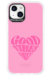 Good Vibes Heart - Apple iPhone 13