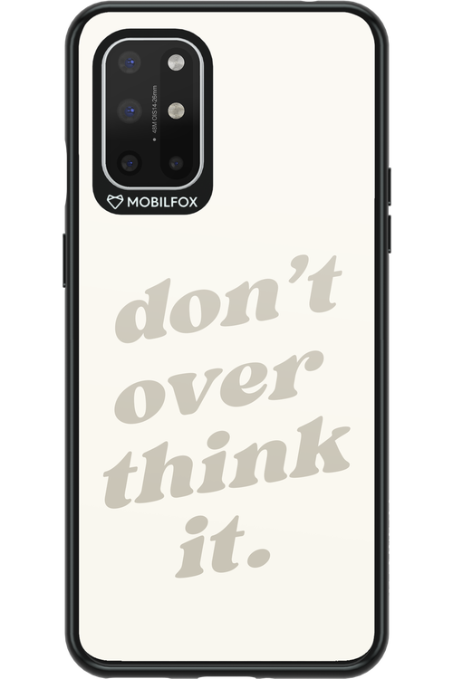 No OverThink - OnePlus 8T