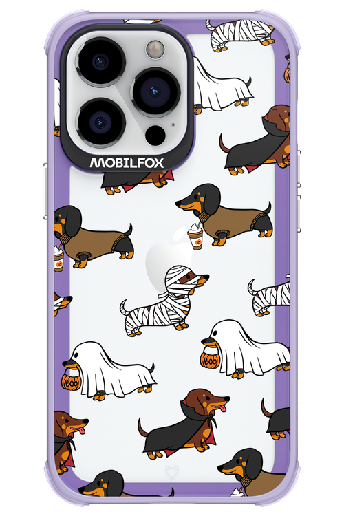 Scary Dachshund (Transparent) - Apple iPhone 13 Pro
