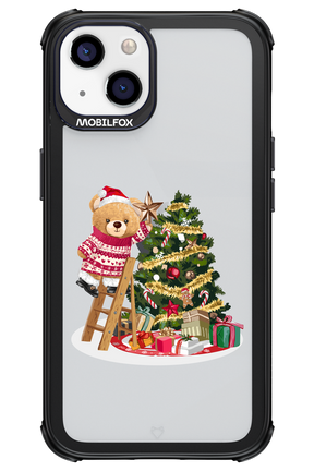 Christmas Bear (Transparent) - Apple iPhone 13
