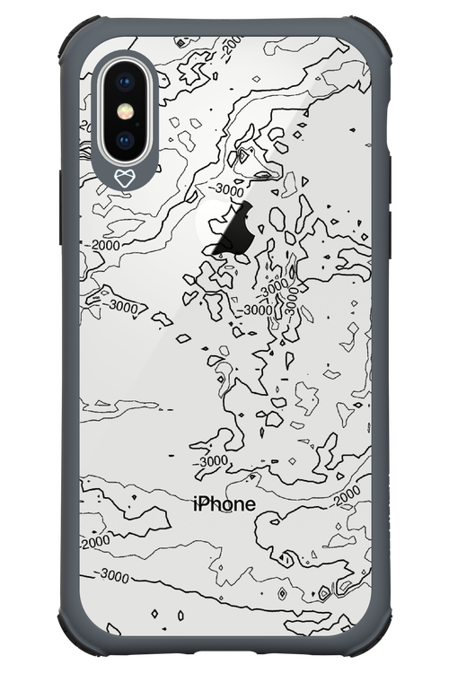 Contour Map - Apple iPhone X
