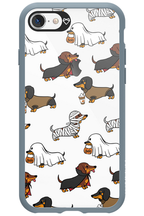 Scary Dachshund (Transparent) - Apple iPhone 8