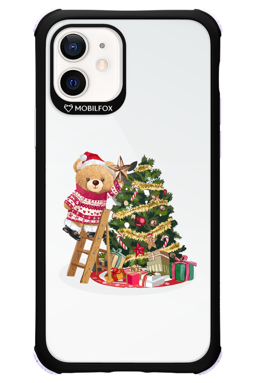 Christmas Bear (Transparent) - Apple iPhone 12