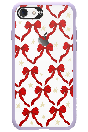 Bow & Stars (Transparent) - Apple iPhone 8