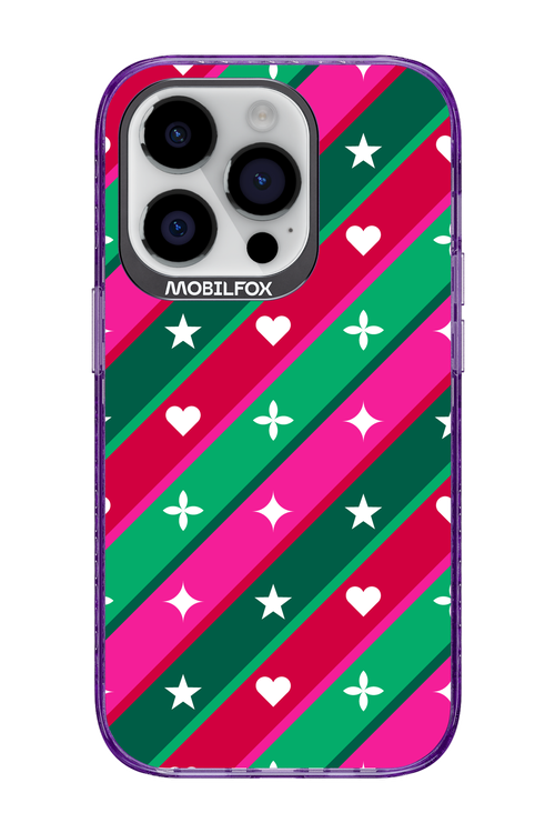 Christmas Stripes - Apple iPhone 14 Pro