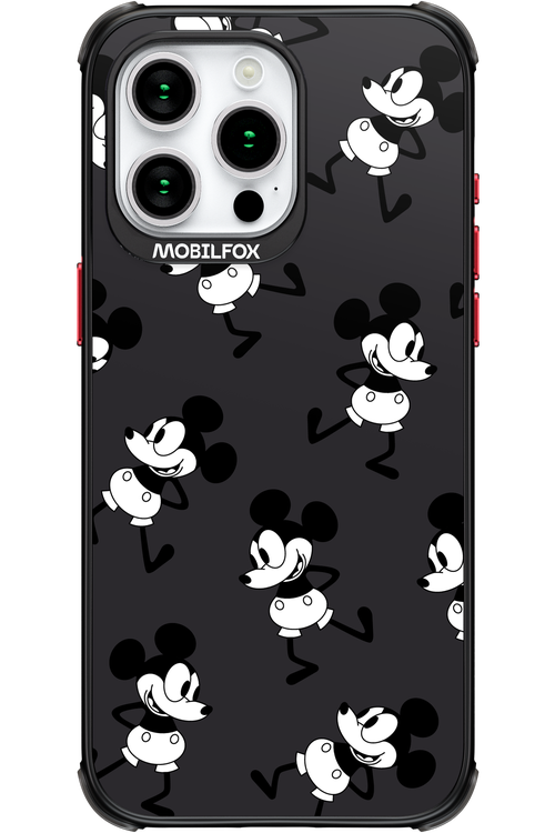 Iconic Mouse (antracite pattern) - Apple iPhone 15 Pro Max