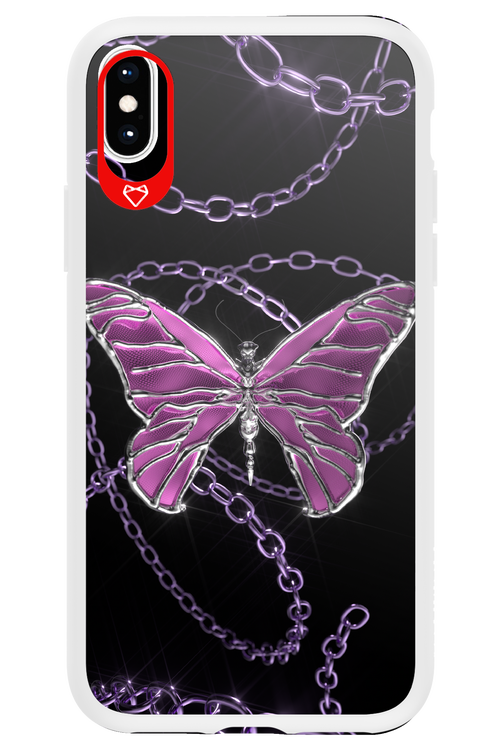 Butterfly Necklace - Apple iPhone X