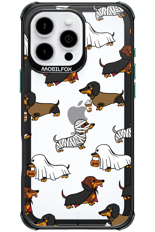 Scary Dachshund (Transparent) - Apple iPhone 16 Pro Max
