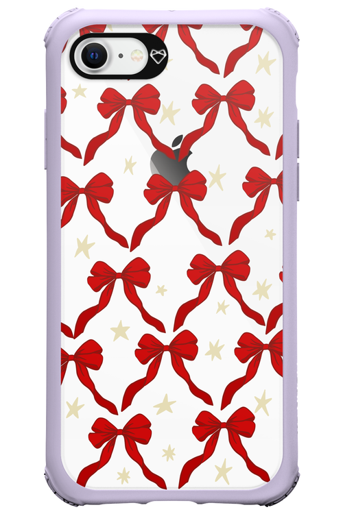 Bow & Stars (Transparent) - Apple iPhone 8