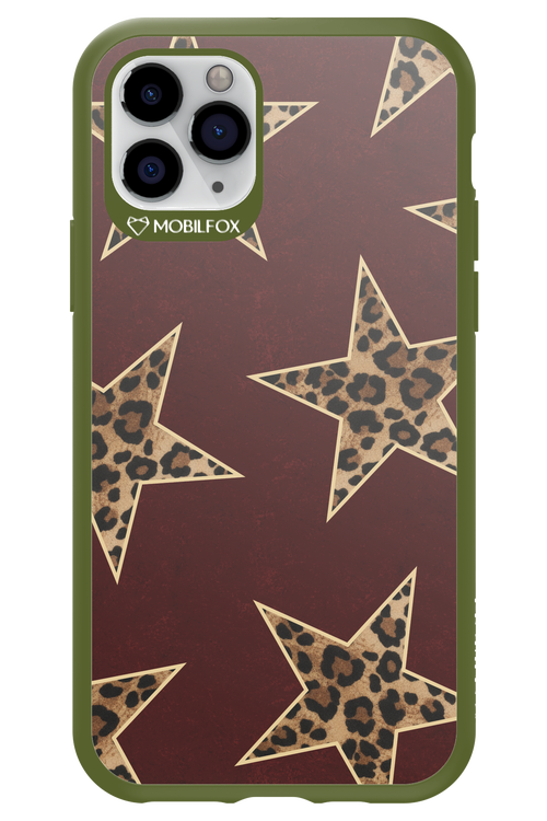 Wild Stars Burgundy - Apple iPhone 11 Pro