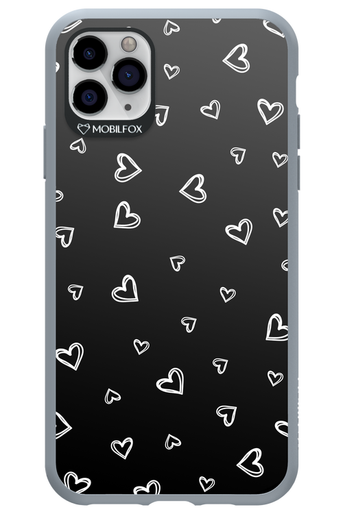 Monochrome Hearts 2.0 - Apple iPhone 11 Pro Max