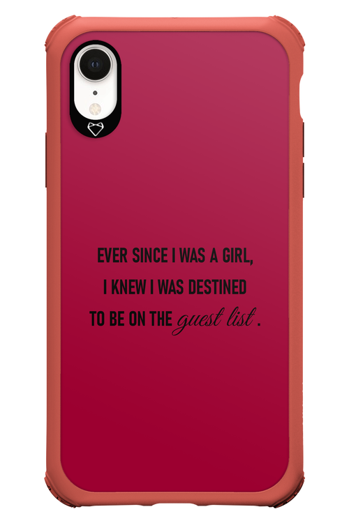 Guest List - Apple iPhone XR