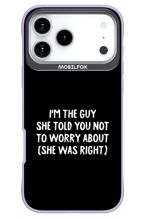 She was right 2.0 - Apple iPhone 17 Pro Max