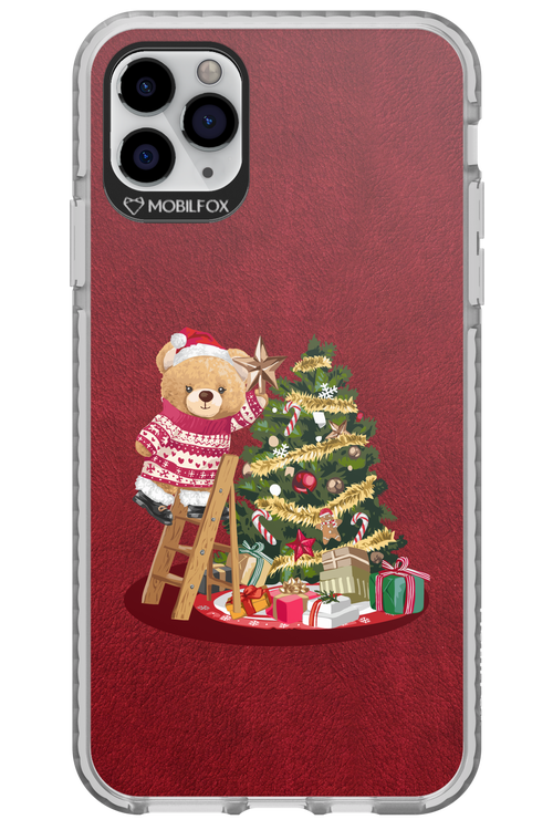 Christmas Bear (Burgundy) - Apple iPhone 11 Pro Max
