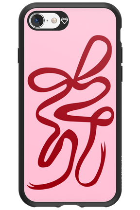 Burgundy Bow - Apple iPhone SE 2022