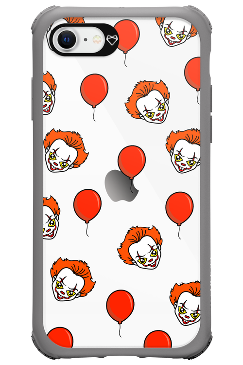 Mystery Clown (Transparent) - Apple iPhone SE 2020