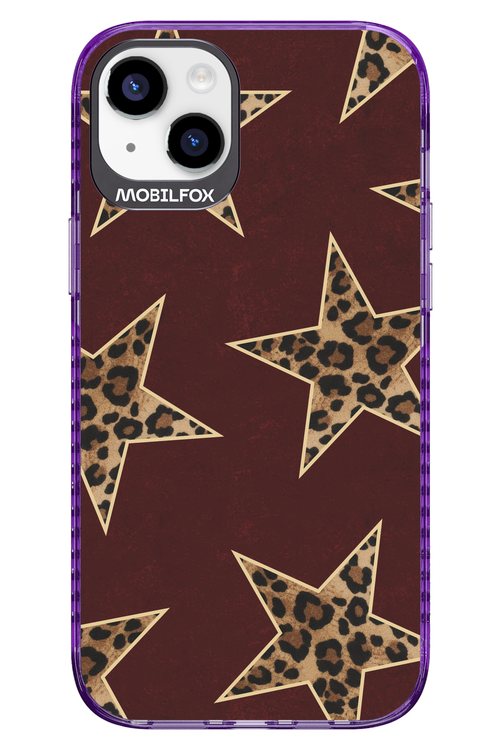 Wild Stars Burgundy - Apple iPhone 14 Plus