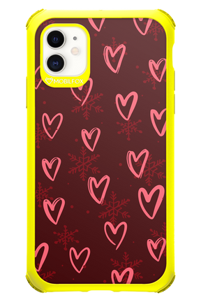 Christmas Hearts - Apple iPhone 11