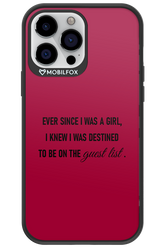 Guest List - Apple iPhone 13 Pro Max