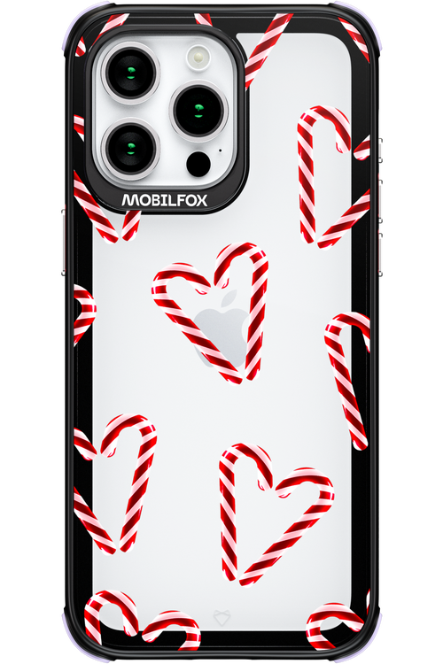 Candy Cane Hearts - Apple iPhone 15 Pro Max