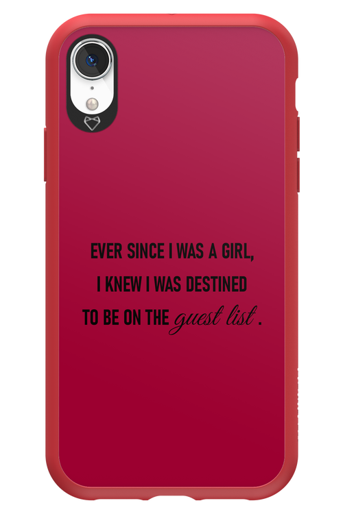 Guest List - Apple iPhone XR