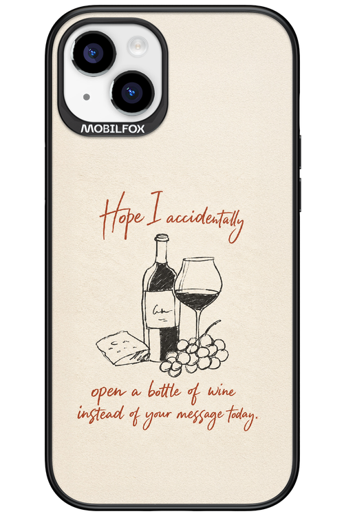 Bottle of wine 2.0 - Apple iPhone 15 Plus