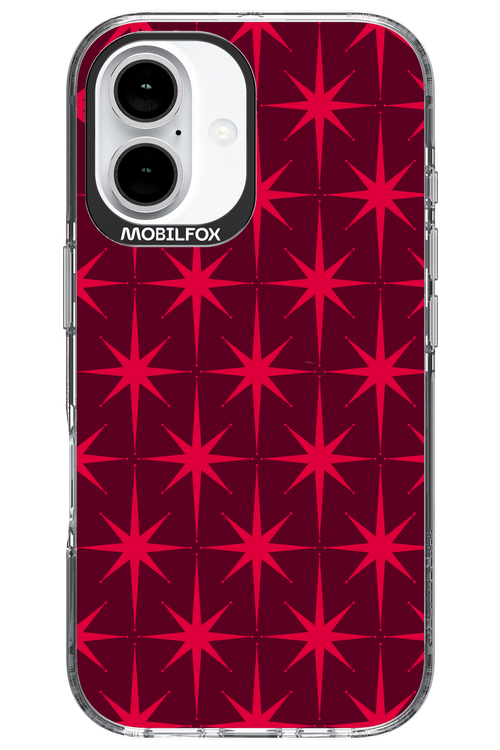 Burgundy Starss - Apple iPhone 16