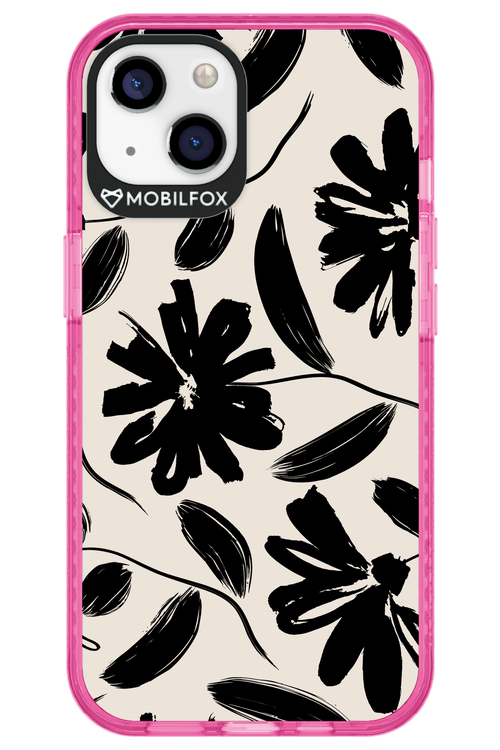 Monochrome Flowerss 2.0 - Apple iPhone 13