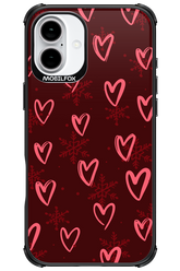 Christmas Hearts - Apple iPhone 16 Plus