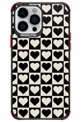 Checkered Heart - Apple iPhone 13 Pro Max