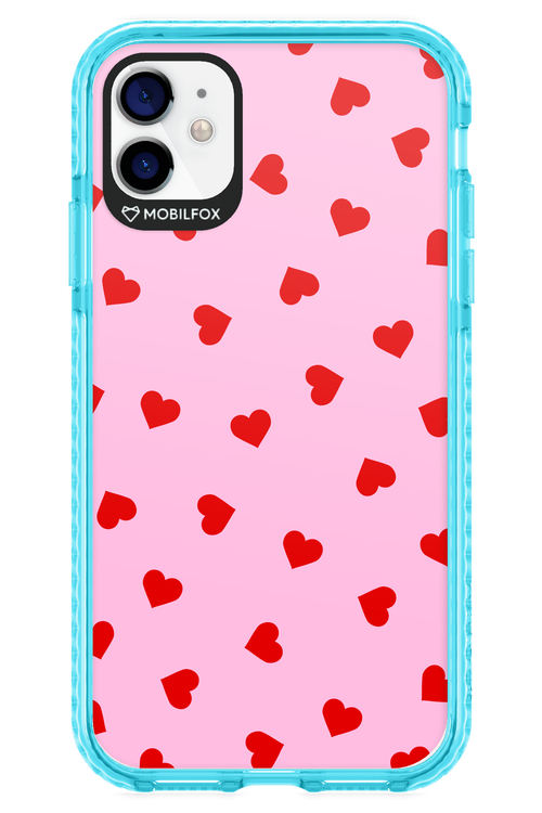 Sprinkle Heart Pink - Apple iPhone 11