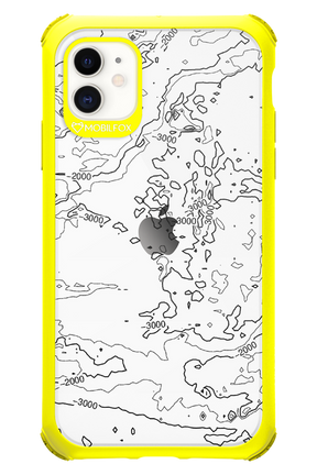 Contour Map - Apple iPhone 11