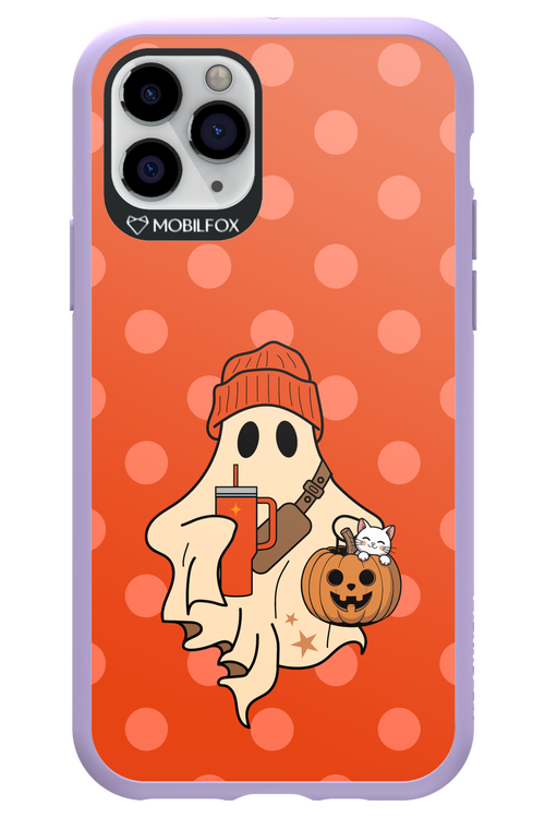 Ghost Girl (Orange) - Apple iPhone 11 Pro