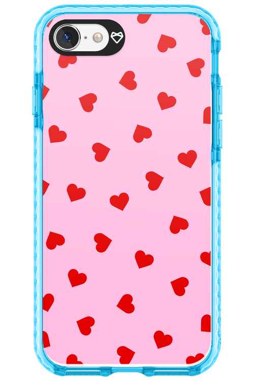 Sprinkle Heart Pink - Apple iPhone SE 2022