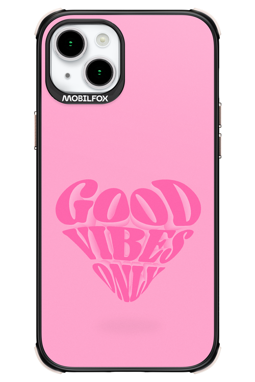 Good Vibes Heart - Apple iPhone 15 Plus