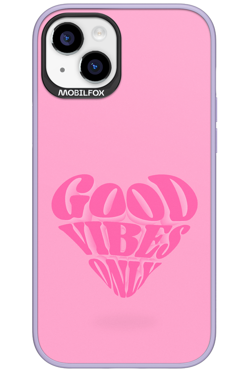 Good Vibes Heart - Apple iPhone 15 Plus