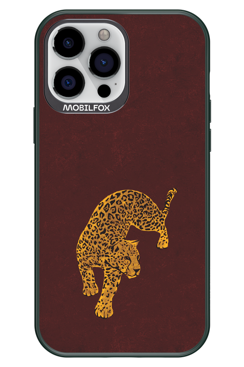Burgundy Leopard - Apple iPhone 13 Pro Max