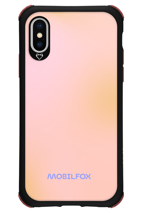 Pastel Peach - Apple iPhone X