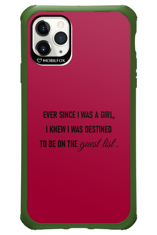 Guest List - Apple iPhone 11 Pro Max