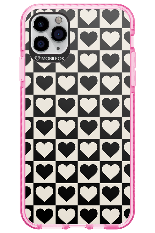 Checkered Heart - Apple iPhone 11 Pro Max