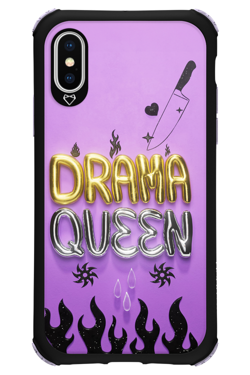 Drama Queen Purple - Apple iPhone X