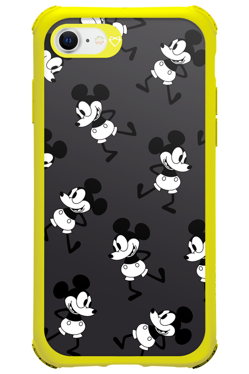Iconic Mouse (antracite pattern) - Apple iPhone SE 2022