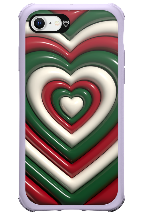 XMAS Hearts - Apple iPhone SE 2022